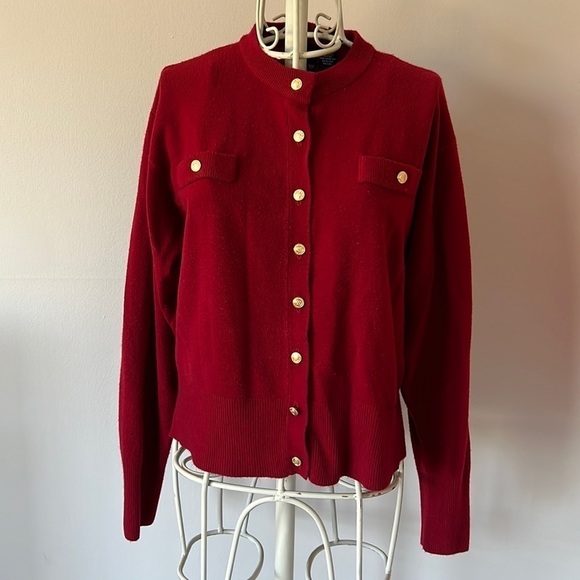 Panther red cardigan - Picture 1 of 4